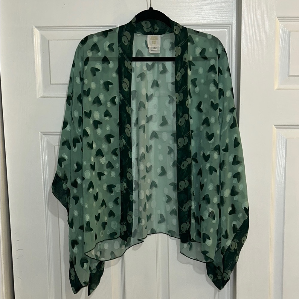 Anna Sui Green Heart Kimono